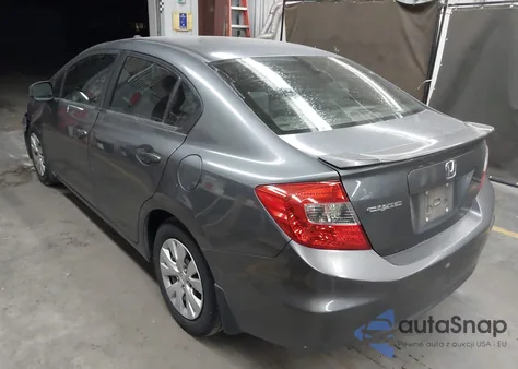 2012 Honda Civic Lx z USA, uszkodzony, nr VIN 19XFB2F52CE090413